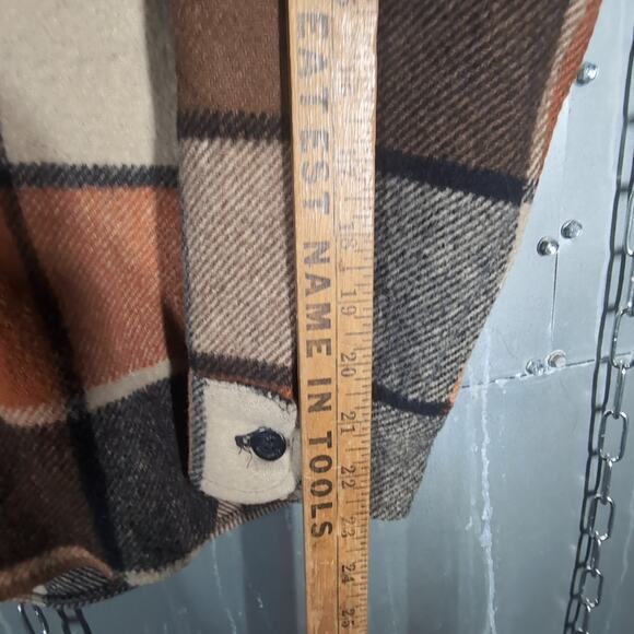 Fort Knapp Sportswear Vintage '50s '60s Wool CPO Button-up Shirt Jacket Small - Picture 8 of 10